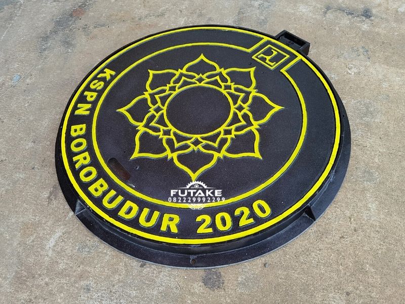 Manhole Cover Besi Berkualitas untuk Borobudur