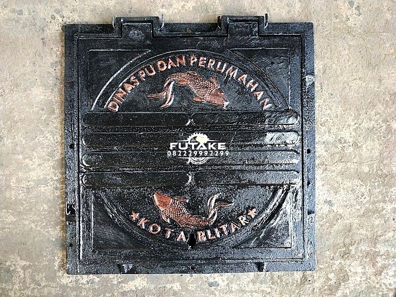 Manhole cover besi cor kota blitar