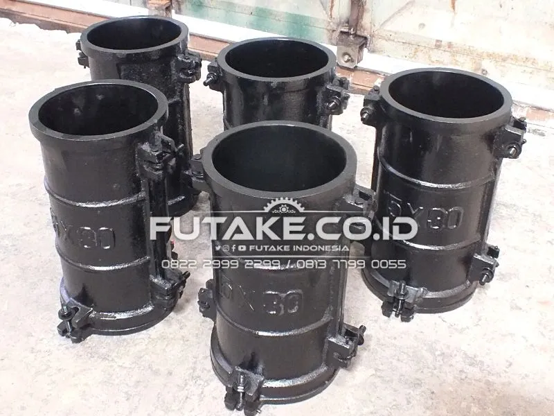 cetakan untuk uji beton silinder ukuran 15 x 30 cm
