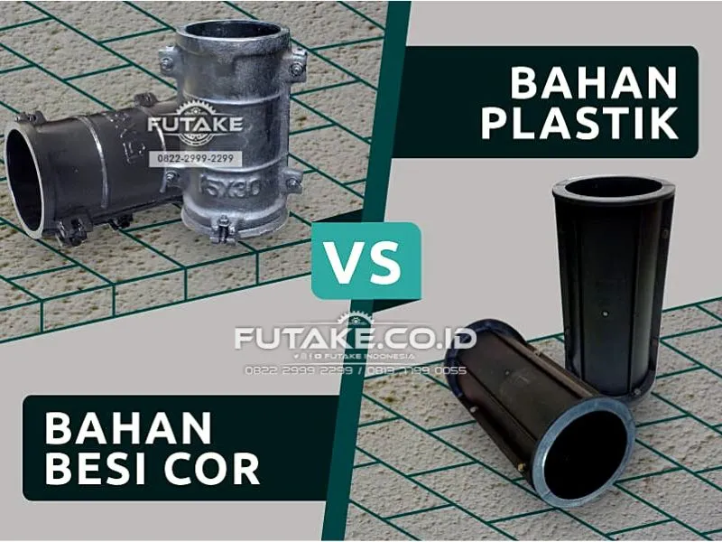 perbandingan cetakan beton silinder besi cor dan plastik