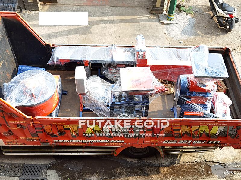 Mesin Pembuat Arang Briket Sati Set Lengkap