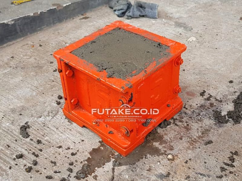Uji Cetakan Kubus Beton 15 x 15 cm