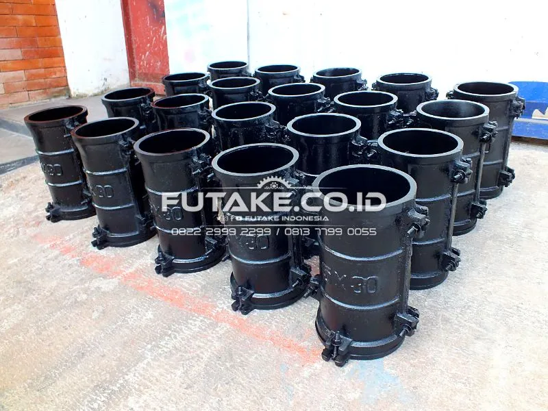 cetakan uji beton bentuk silinder dari besi cor