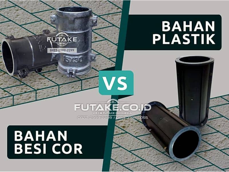 Cetakan Tes Silinder Beton Bahan Besi Cor VS Plastik