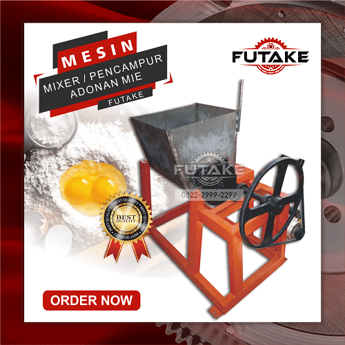 Jual Set Mesin Pembuat Mie untuk Mixer Adonan