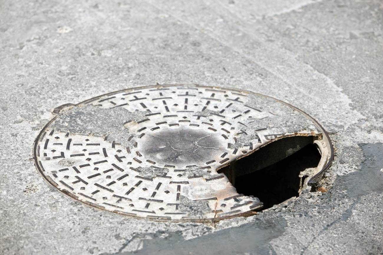Manhole Cover Tutup Got bukan Dari Besi Cor