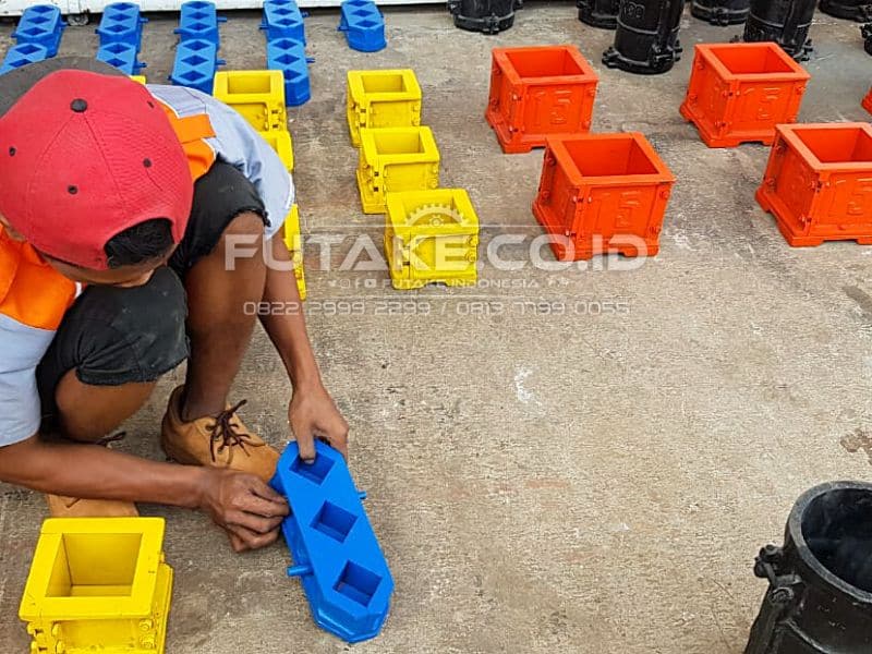 Tes kubus beton cetakan langsung pabrik
