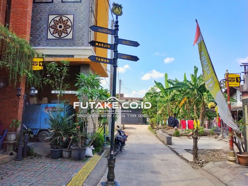 Tiang Papan Petunjuk Jalan Terbaik dan Kokoh