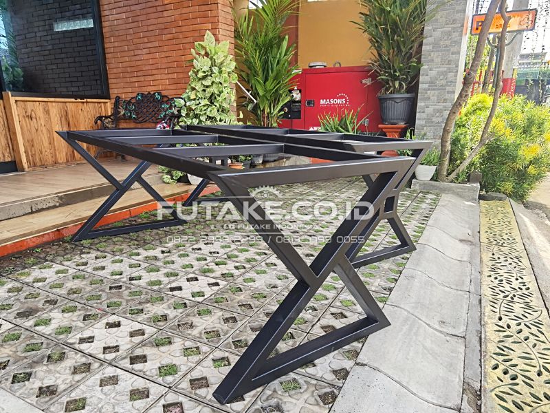 Kaki Meja Besi Hollow Custom Berkualitas