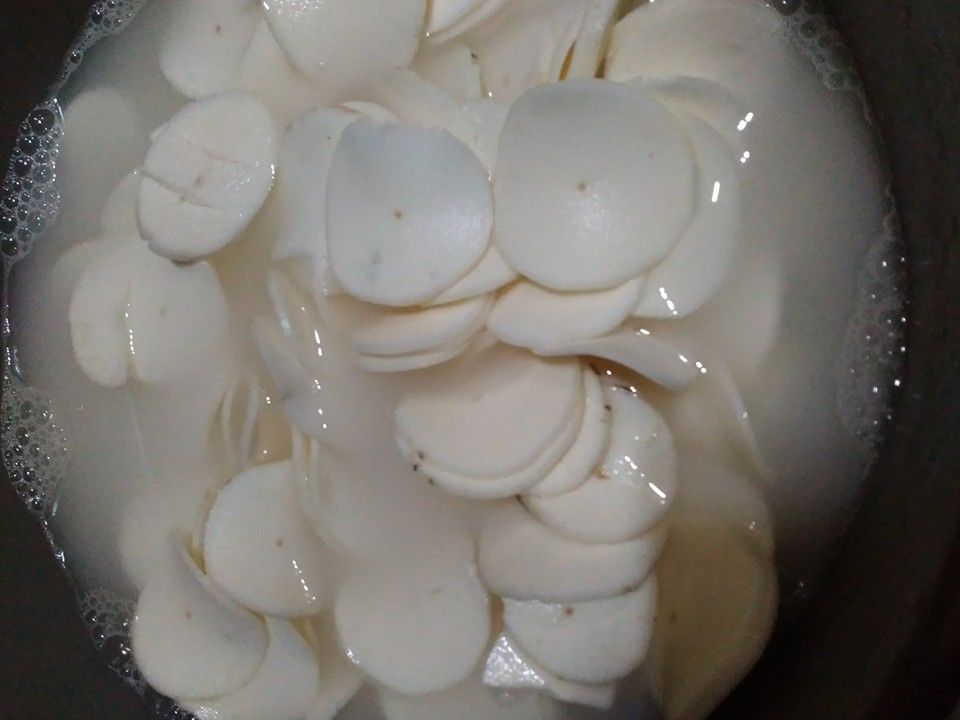 Jual Mesin Perajang Keripik Singkong hasil baik