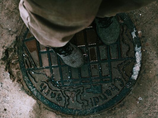 manhole bulat