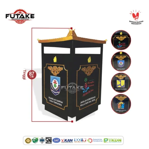 dimensi Tempat Sampah Custom Bangka Selatan