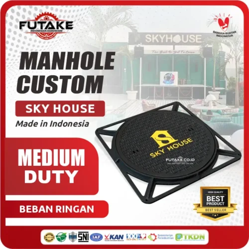 jenis manhole medium duty custom sky house diameter 62 cm