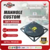 manhole medium duty custom sky house diameter 62 cm
