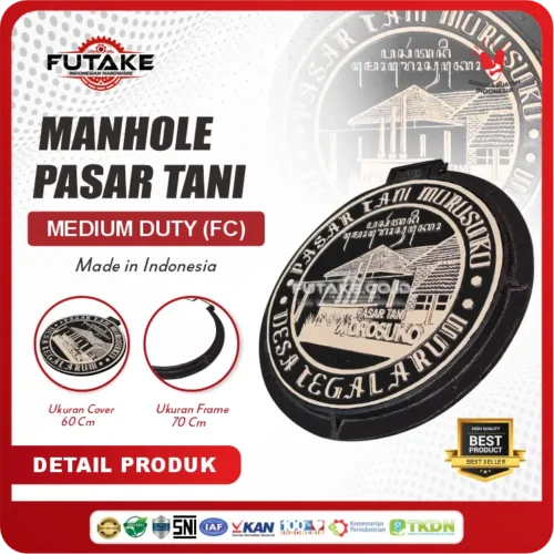 Manhole Cover Medium Duty Pasar Tani