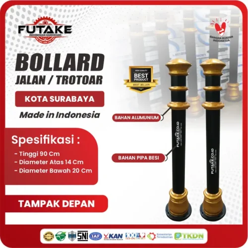 spesifikasi Bollard Jalan Surabaya 90 Cm