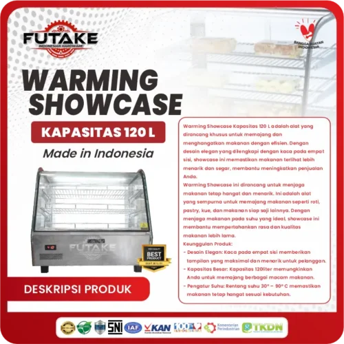deskripsi Display Warmer (Warming Showcase) 120 L