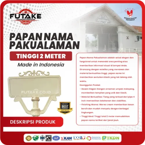 deskripsi Tiang Papan Nama Pakualaman 2 Meter