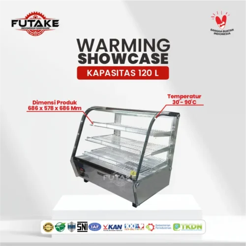 dimensi Display Warmer (Warming Showcase) 120 L