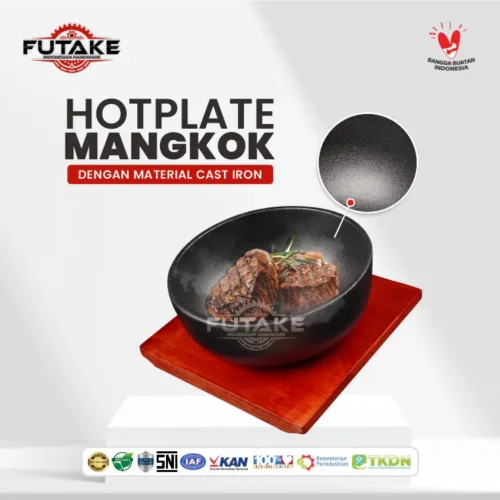 material Hotplate Mangkok Cast Iron 17 x 72,6 Cm