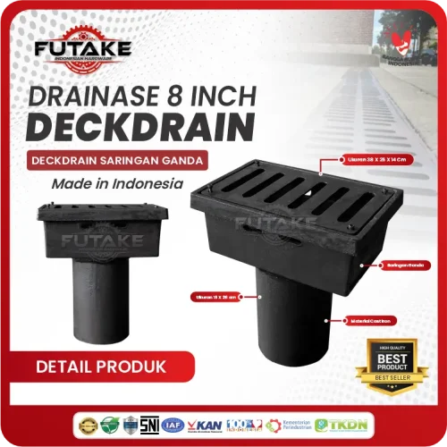 Deck Drain 8 Inch