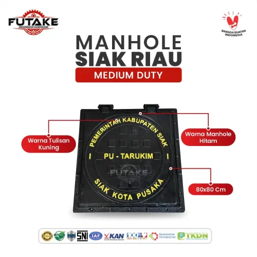 ukuran Manhole Cover Medium Duty Siak Riau