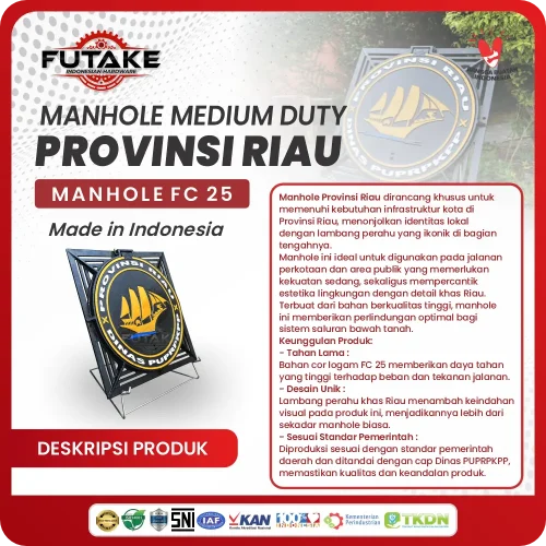 deskripsi manhole cover Riau