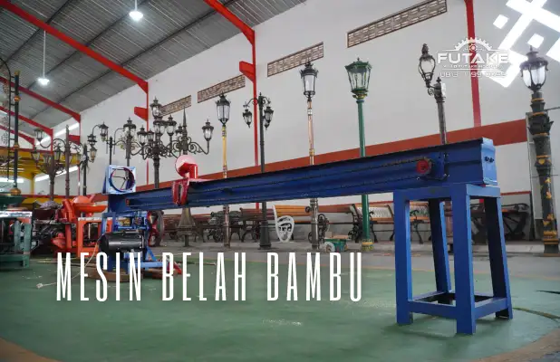 Mesin Belah Bambu Murah untuk Beragam Diameter Bambu