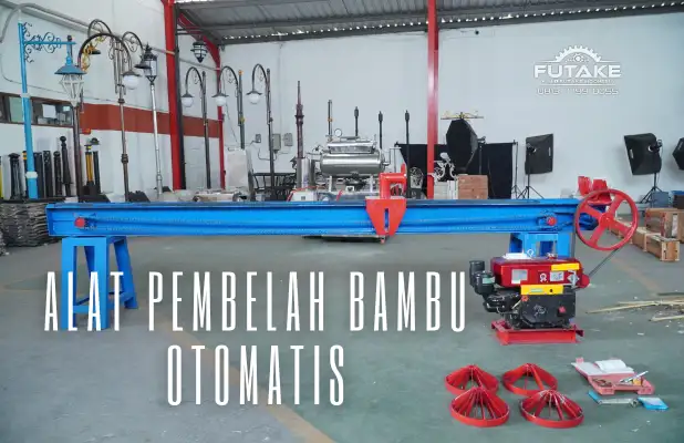 Alat Pembelah Bambu Otomatis Murah Langsung dari Produsen