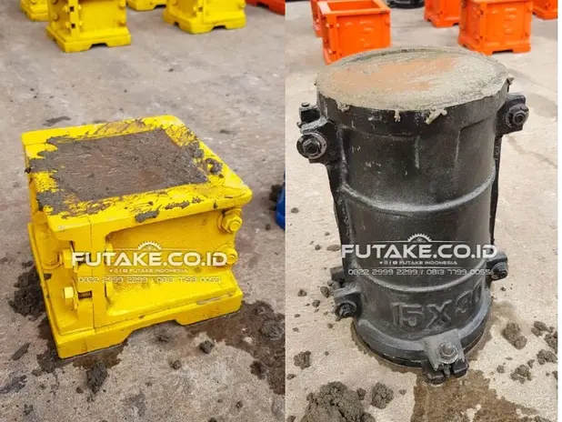 cetakan Benda Uji Kubus dan SIlinder