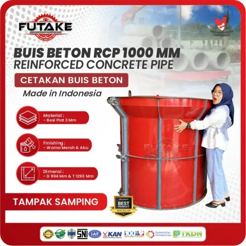 cetakan buis beton RCP 1000 mm