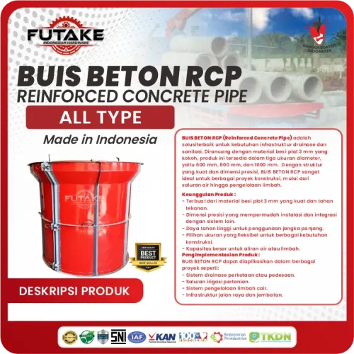 deskripsi cetakan buis beton RCP