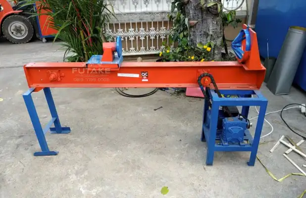 mesin pemecah bambu otomatis