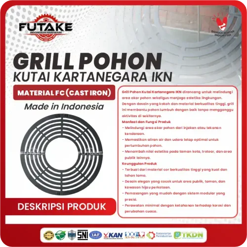 deskripsi Grill Pohon Kutai Kartanegara IKN