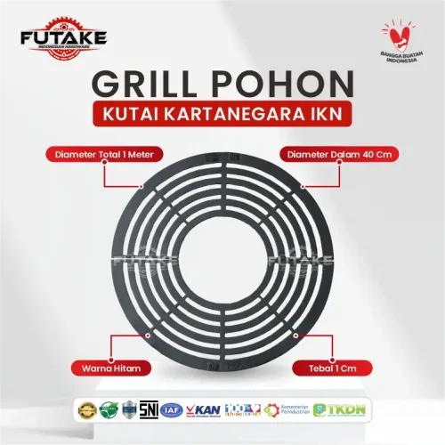dimensi Grill Pohon Kutai Kartanegara IKN