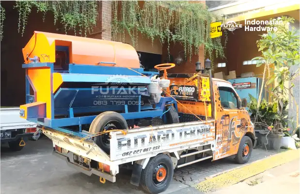 pengiriman mesin perontok padi otomatis