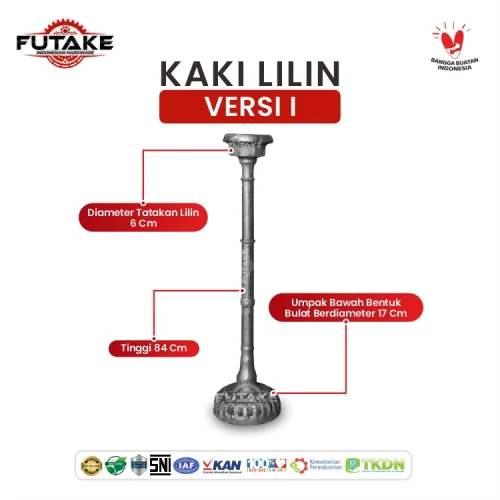 Tempat Lilin Custom dari Besi Cor versi I