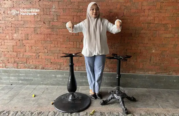 desain kaki meja estetik