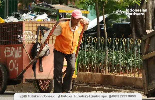 gerobak pemindah sampah
