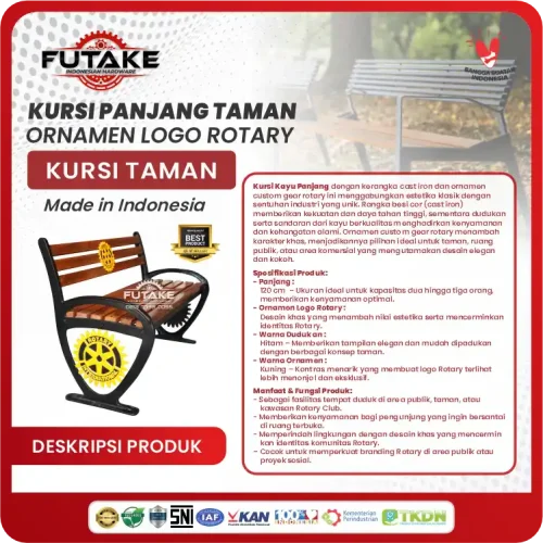 keunggulan Kursi Taman Semarang dengan ornamen rotary
