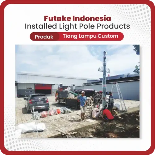 pemasangan tiang lampu pakualaman Jogja