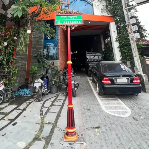 Tiang Papan Nama 3 Meter Jl Astasura