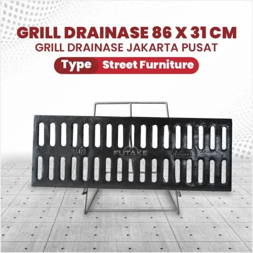 grill drainase jakarta pusat ukuran 86 x 31 cm