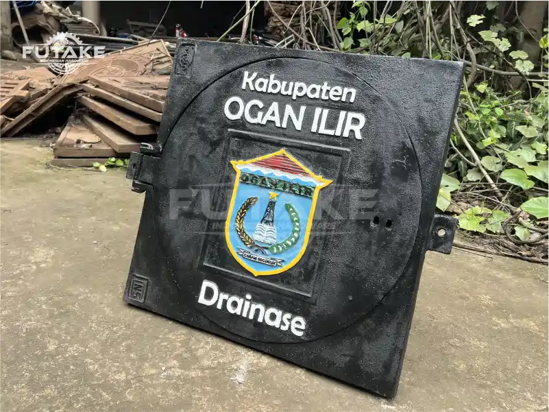 manhole cover untuk pembuangan limbah di ogan ilir