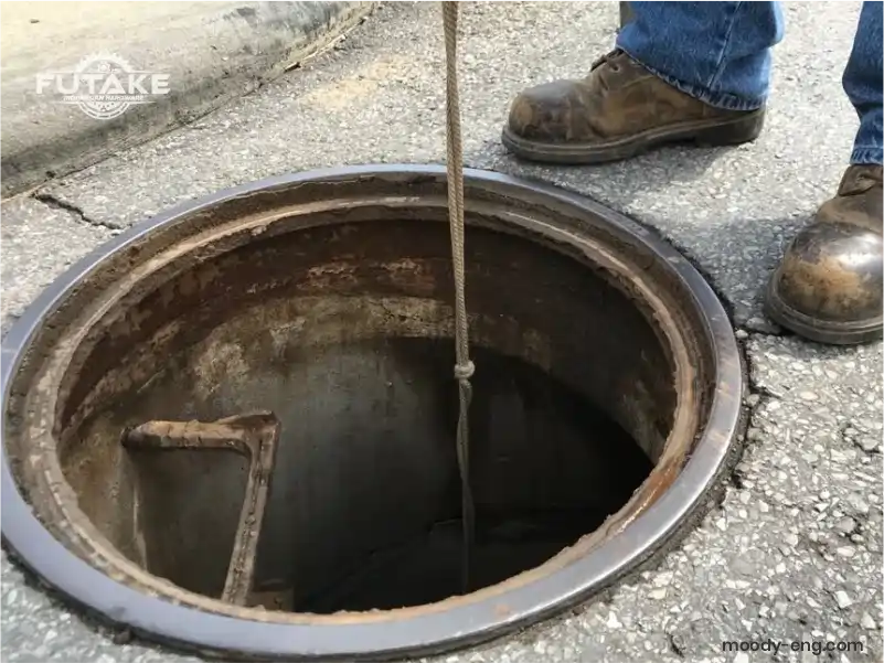 manhole pembuangan limbah