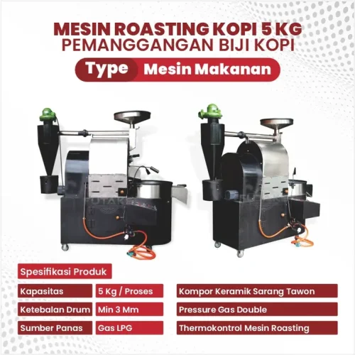 spesifikasi mesin roasting kopi