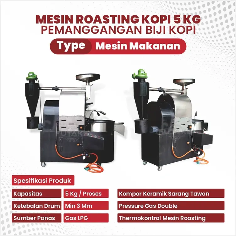 spesifikasi mesin roasting kopi