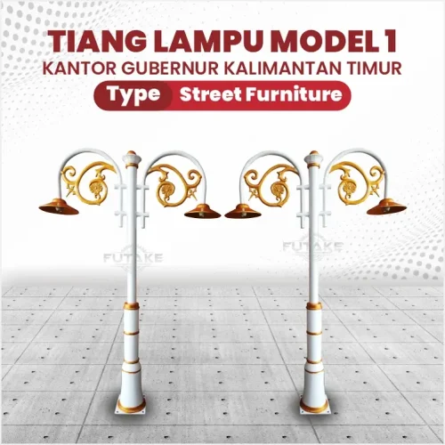 tiang lampu kalimantan timur model 1