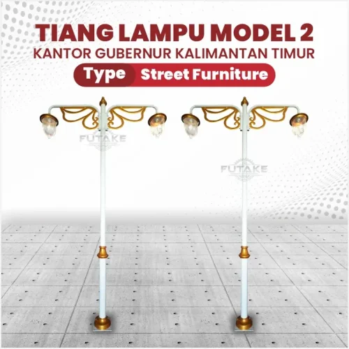tiang lampu kalimantan timur model 2
