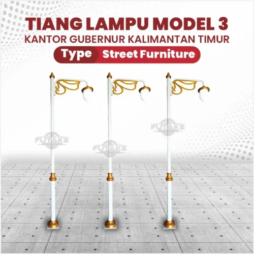 tiang lampu kalimantan timur model 3